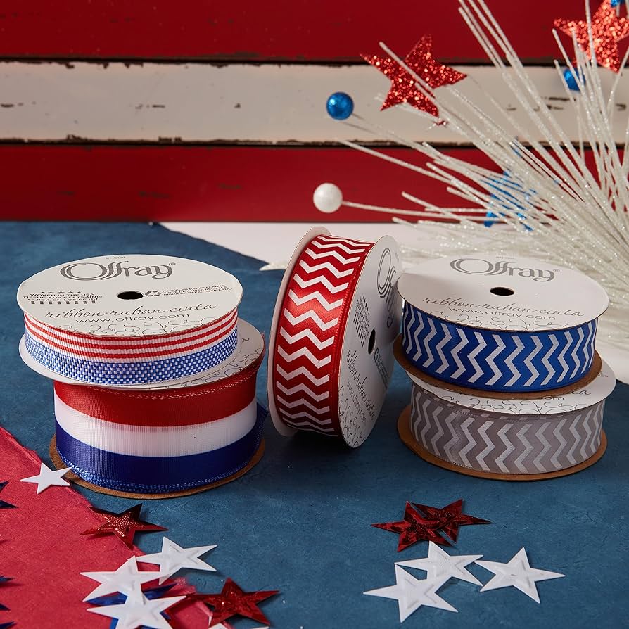 手品 Blue ribbon 2個 Amazon.com: Offray 151967 7/8